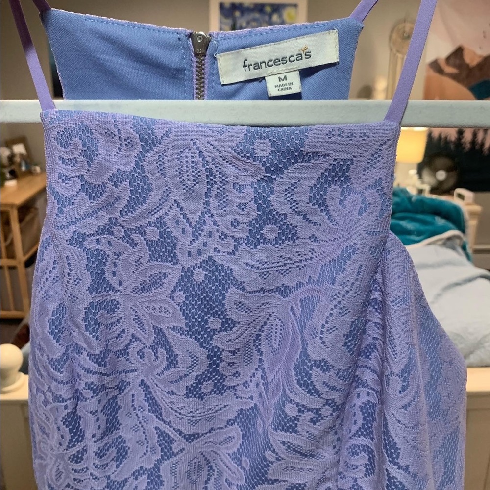 Francesca’s dress lace lilac M - Picture 3 of 5